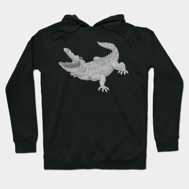 Alligator Hoodie by Rowena Aitken